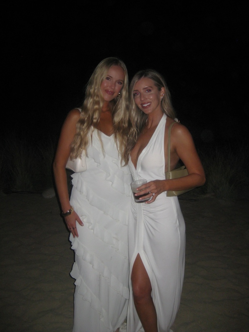 Petal & Pup White Ruffle Maxi Dress